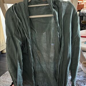 Women’s Olive Lightweight Hooded Jacket